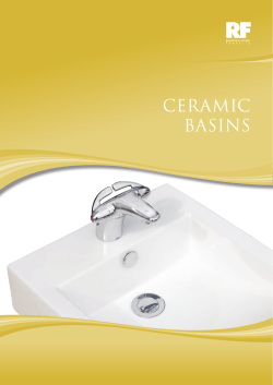 CERAMIC BASINS - RF Bathroom & Kitchen Products