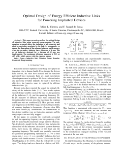 Optimal Design of Energy Efficient Inductive Links for Powering