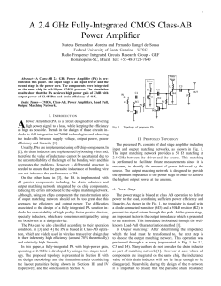 A 2.4 GHz Fully-Integrated CMOS Class-AB Power Amplifier