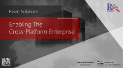 Enabling The Cross-Platform Enterprise