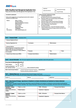 Reflex Application Form 2010