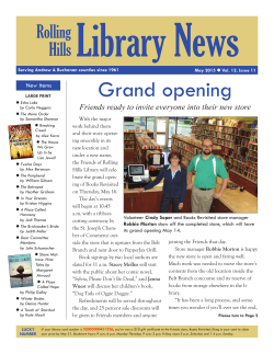 Grand opening - Rolling Hills Consolidated Library