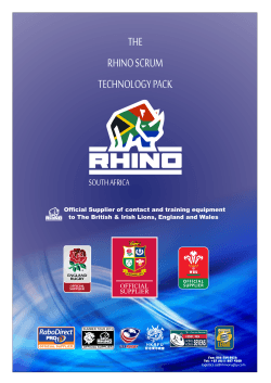 the rhino scrum technology pack - Rhino Rugby