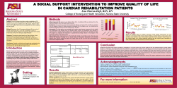 a social support intervention to improve quality of life in cardiac