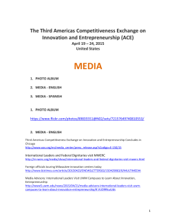 The Third Americas Competitiveness Exchange on