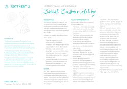 Social Sustainability Policy PDF 0.16 MB