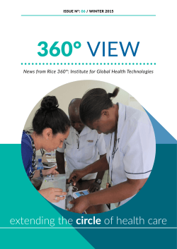 extending the circle of health care - Rice 360