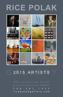 2015 Rice Polak Gallery Catalog