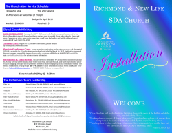 April 25, 2015 - Richmond Seventh
