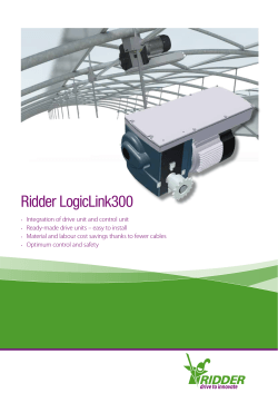 Ridder LogicLink300 - Ridder Drive Systems