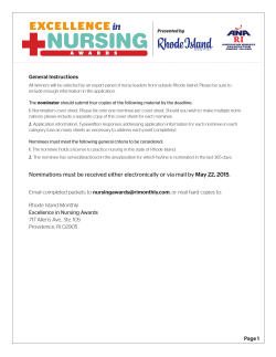 nominate that Nurse - Rhode Island Monthly Magazine