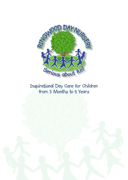 Inspirational Day Care for Children from 3 Months to 5 Years