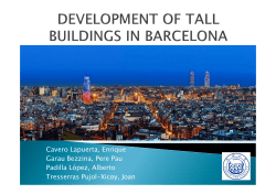 ppt1-DEVELOPMENT OF TALL BUILDINGS IN BARCELONA
