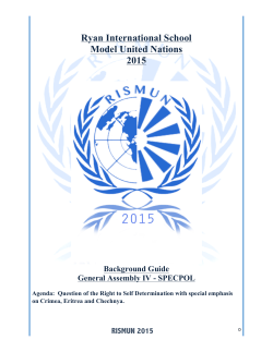 Ryan International School Model United Nations 2015