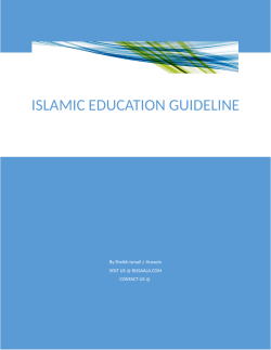 Islamic Education Guideline