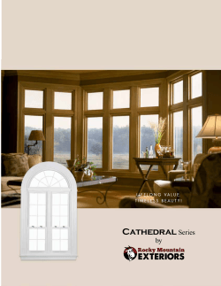 Our Cathedral Series Brochure