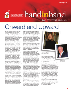 Spring 2015 Newsletter - Ronald McDonald House CharitiesÂ® of