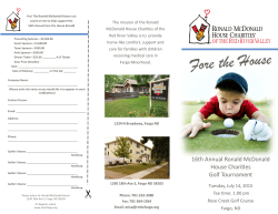 Sponsorships available. - Ronald McDonald House Charities of the