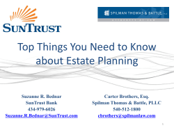 Top Things You Need to Know about Estate Planning