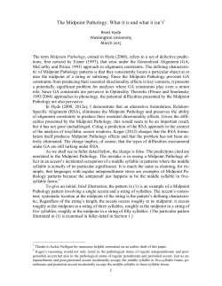 Midpoint Pathology 150323 - Rutgers Optimality Archive