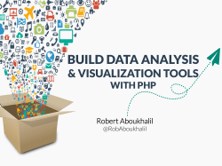 Build data analysis and visualization tools with