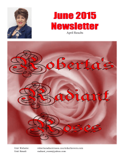 April Results - Roberta Brown