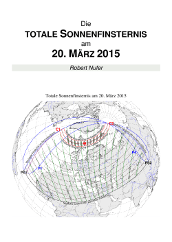 Die Totale Sonnenfinsternis am 20. MÃ¤rz 2015