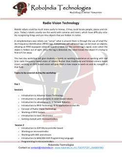 Radio Vision Technology - RoboIndia Technologies