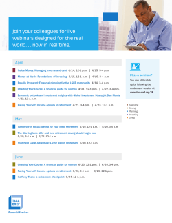 Join your colleagues for live webinars designed for the real world