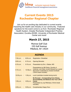 HFMA Current Events 2015 Brochure