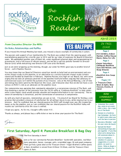 April 2015 - Rockfish Valley Community Center