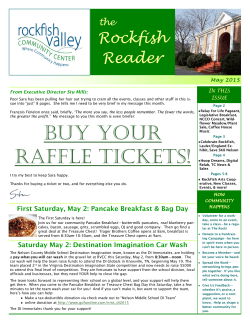 BUY YOUR RAFFLE TICKETS! - Rockfish Valley Community Center