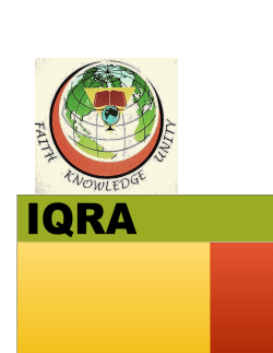 Strategic Improvement - Rockford Iqra School