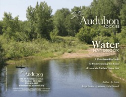 Handbook - Audubon Rockies