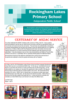 Issue 5 - Rockingham Lakes Primary School