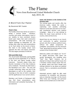 Newsletter - Rockwood United Methodist Church