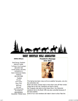 June - Rocky Mountain Mule