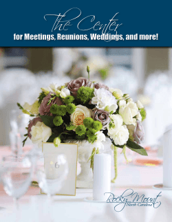 Reunion & Meeting Planning - Rocky Mount/Nash County Visitors