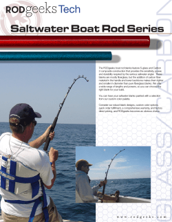 Saltwater Boat Series Data Sheet