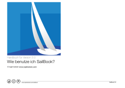 SailBook Wie benutze ich SailBook?