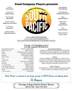 View or a PDF of the South Pacific Program.