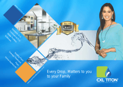 Every Drop, Matters to you to your Family