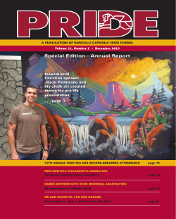 Pride Magazine - Roncalli Catholic High School