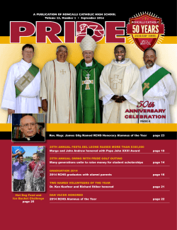 Pride Magazine - Roncalli Catholic