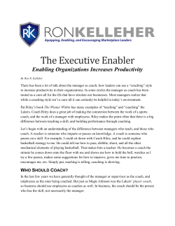 The Executive EnablerâEnabling Organizations