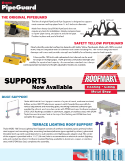 SUPPORTS - Roofmart