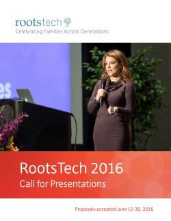 RootsTech 2016