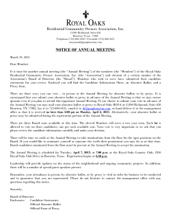 Updated-Notice of Annual Meeting 2015