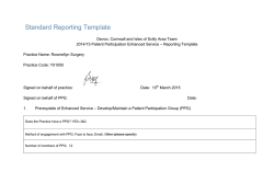 Annual Report 2015 - Rosmellyn Surgery