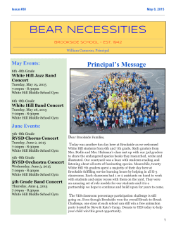 Bear Necessities 5-8-15 - Ross Valley School District